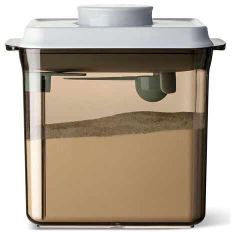 1700 ml Distributeur Lait en Poudre Boite Doseuse lait Poudre avec Cuillère Pour Conserver le Lait en Poudre, la Farine, les Légumes Secs et les Noix (1/5)