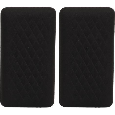 2 coussins de genou/coude en mousse souple universels pour console centrale auto, noir (1/5)