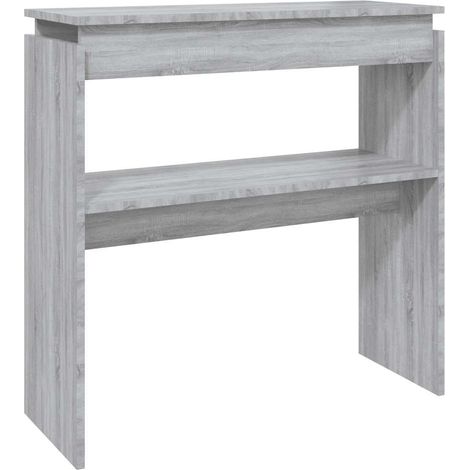 Maison Exclusive - Tavolino Consolle Grigio Sonoma 80x30x80 cm Legno Multistrato