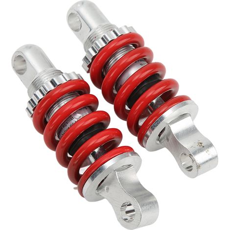 2 amortisseurs arrière à ressort réglables en alliage d'aluminium pour quad et scooter, 100 mm (1/5)