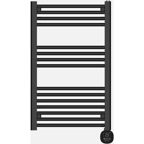 Toallero Electrico Scuti Negro 500w 3modos Display  Tactil Anti-hielo Temporizador 89x52x9cm (1/2)
