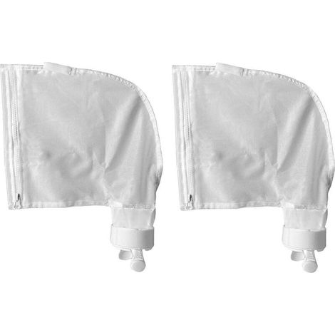 Sac pour Nettoyeur de Piscine pour Polaris 280, 480, Sacs à glissière en Nylon Blanc Tout Usage(2pk) (1/5)