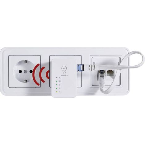 [GEBRAUCHT] B-Ware Renkforce RF-AP-N300Mini - Bridge - 802.11b/g/n - 2,4 GHz - an Wandsteckdose Anschließbar (1/2)