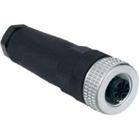 Schneider connettore con morsetti m12 femmina 5 pin dritto xzcc12fdm50b