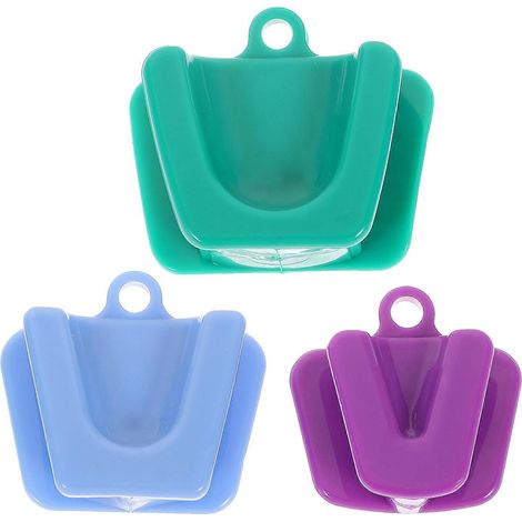 Lot de 3 écarteurs buccaux dentaires moyens, écarteurs de bouche, écarteurs buccaux dentaires-4.50X4.00X2.00CM (1/4)
