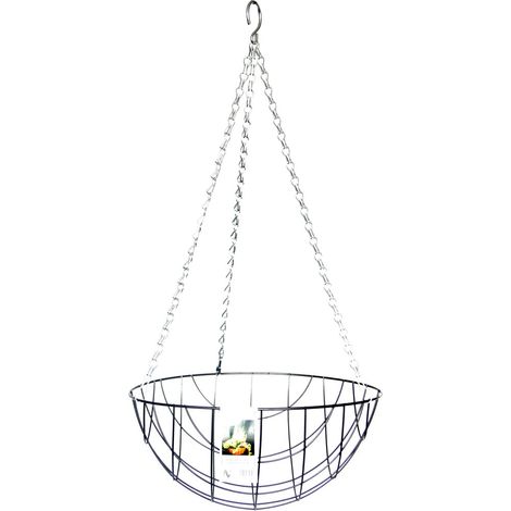 Hängender Blumentopf mit Kokosnusseinsatz, 30 cm