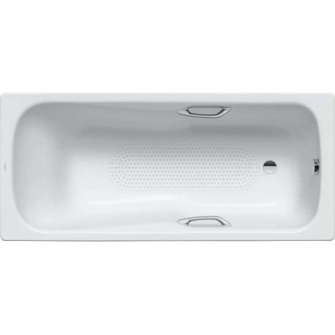 Kaldewei Advantage - Bañera rectangular Saniform Plus Star 336, 170x75 cm, con orificios para asas, antideslizante en toda su anchura, Perl-Effect, blanca 133634013001 (1/3)