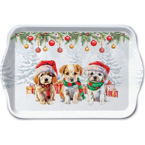 Mini plateau chiots de Noël (1/2)
