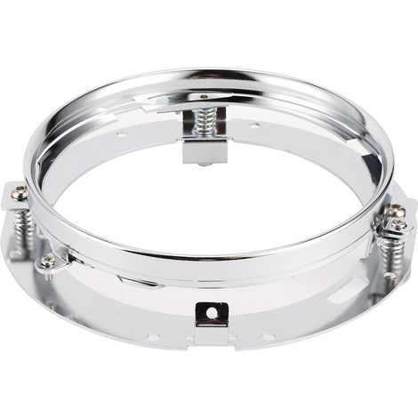 ZDETGU Support de Montage de Phare Rond de 7 Pouces pour JK et 1994-2013 (SILVER). (1/5)