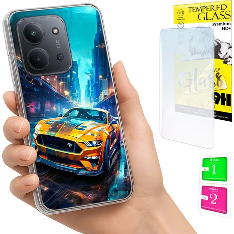 Custodia per Xiaomi Redmi 15C 5G 173mm / Poco C85, cover posteriore in vetro (1/5)