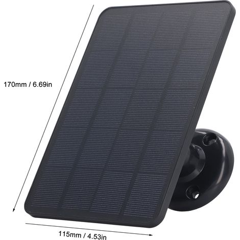 4-W-Solarpanel-Micro-USB-Akkuladegerät für Kameras und kleine Geräte (1/5)