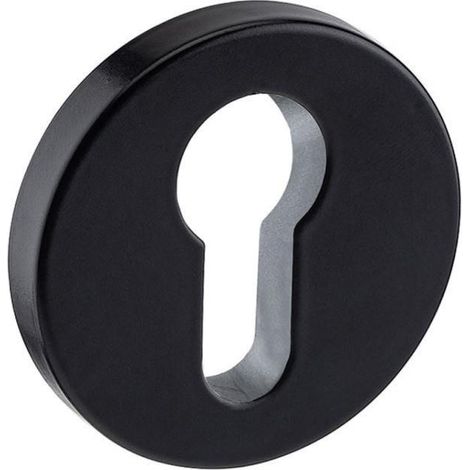 bocallave redonda para cilindro europeo in.04.28r.y08.n. satinado acabado negro