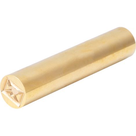 Tampon à cire métallique en laiton pour lettres et invitations (1/5)