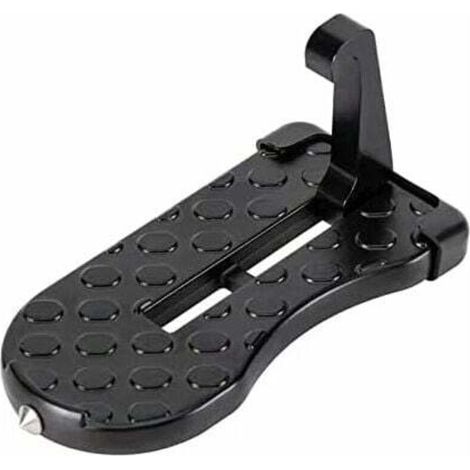 Ulisem Poggiapiedi pieghevole per auto, sgabello universale, pedale di aggancio per serratura portiera auto, pedale ausiliario con martello di sicurezza (167,5 cm) (1/4)