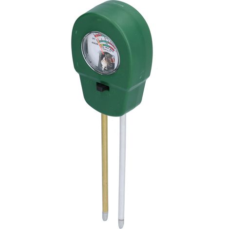 3-in-1-Bodenfeuchtigkeitsmesser mit 2 Nadeln und einstellbarem pH-Wert – Fruchtbarkeitstestgerät für Garten, Hof und Außenbereich (1/5)