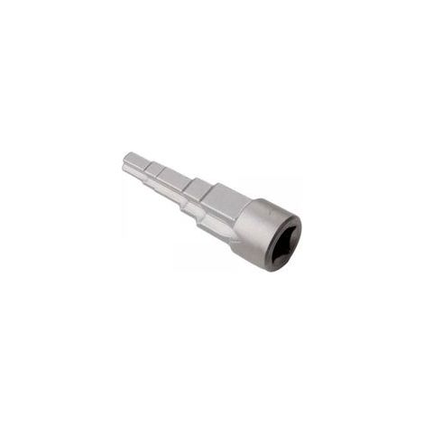 Clé de montage étagée 1/2' – Douille carrée 5 tailles – Acier au chrome vanadium – Compatible cliquet 1/2 pouce pour sanitaires et radiateurs (1/5)