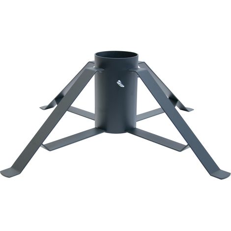 Pied de sapin 4 pieds fer plat anthracite tube 11  cm (1/3)