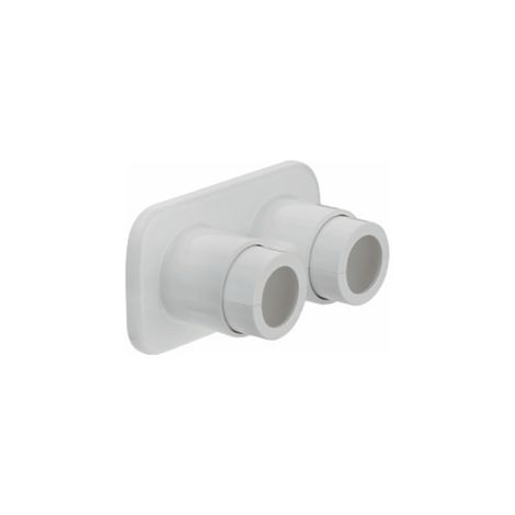 Guscio di finitura copritubo/coprimuro per valvole termostatizzabili finitura bianca Caleffi 400012  Bianco
