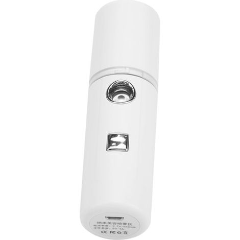 Humidificateur Portable Rechargeable Léger pour Soins de la Peau - Vaporisateur Hydratant (Blanc) (1/4)