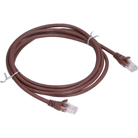Câble réseau Ethernet RJ45 100M Cat5e UTP 1m, cordon patch LAN Gigabit non blindé, paire torsadée internet (1/5)