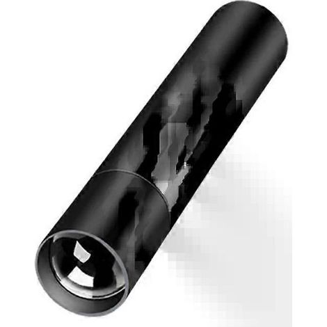 Mini lampe torche LED rechargeable USB, étanche, télescopique et puissante, idéale pour les travaux extérieurs. Zoom portable. (1/5)