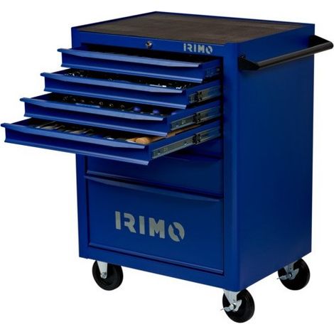 Irimo – Servante d'atelier roulante 26" avec 7 tiroirs – Châssis renforcé – Roues TPR 125mm – Plan de travail antidérapant (1/5)
