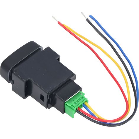 Nebelscheinwerferschalter ABS LED Nebelscheinwerferkabelbaum 12V Zubehör für Fahrzeugmodifikation (1/5)