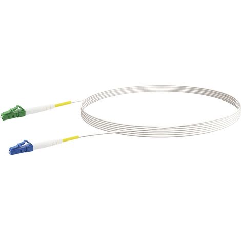 Schwaiger Glasfaser-Netzwerkkabel LC/APC-LC/UPC 5 m Glasfasernetz Kabel
