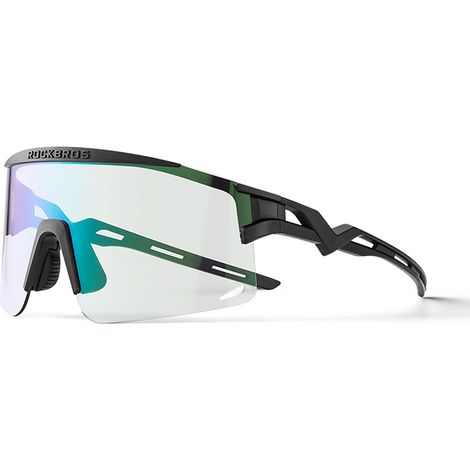 Occhiali da ciclismo fotocromatici con filtro UV e inserto graduate - neri