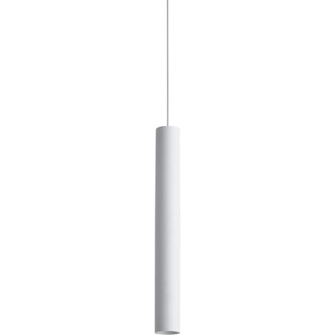 Ideal Lux LOOK Suspension extra-plate de 25 cm, blanche, 1 LED 1000 lm 3000 K (1/2)