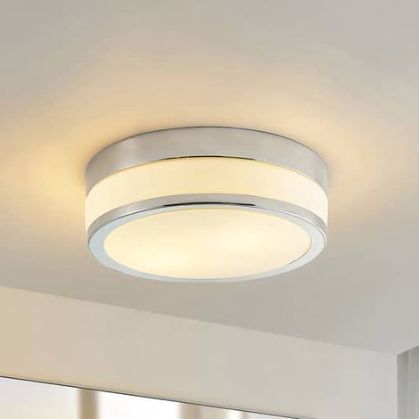 [GEBRAUCHT] B-Ware Lindby Flavi Deckenleuchte Deckenlampe Lampe Leuchte ø 28 Cm Badezimmer Chrom (1/2)