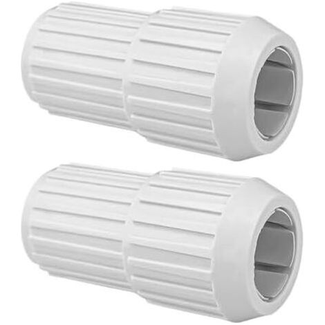 2x Raccord Pour Perche Télescopique De Piscine Fixation,Accessoires Poteau En Polypropylène,Verrouillage Came Blanc,8,4x3,2 Cm,Pour Réparations,entretien Et Installation Rapide - (1/5)