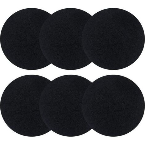 Lot de 6 filtres à Charbon pour bacs à Compost de Cuisine – Filtres à Charbon Actif épais pour Poubelle de Cuisine (1/3)