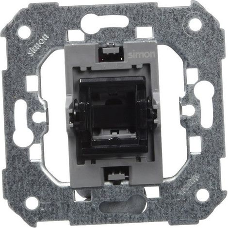 Bouton-poussoir Simon 82 (mécanisme) 10 A 250 V, connecteurs rapides, 1 clic 7700150-039 (1/2)