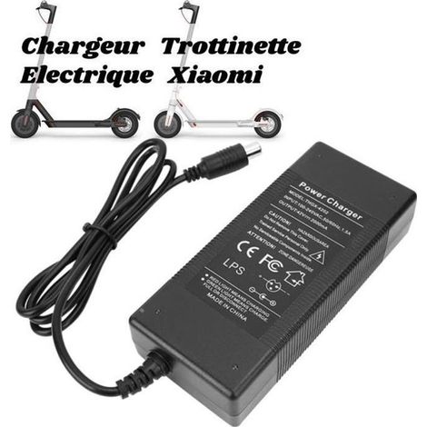Chargeur de batterie adaptateur scooter électrique 42V 2A pour Xiaomi 220V avec cordon d’alimentation YUY51 (1/4)
