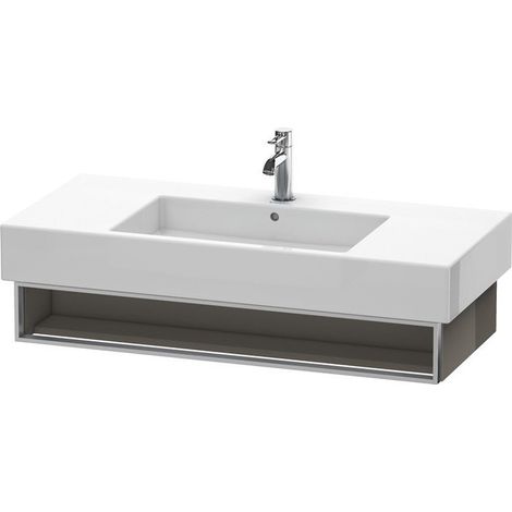 Meuble sous-vasque VERO 446x1000x155mm flanelle gris brillant