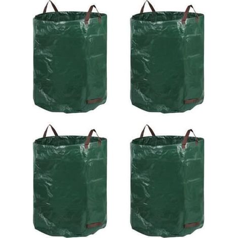 Sacs à déchets verts - miniClove - LIK5918 - 4 x 272 L - Vert et noir - Polyéthylène (1/4)