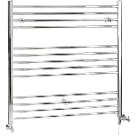 Hudson Reed Kent - Sèche-Serviettes Design Mixte Moderne Plat - Chromé - 100 cm x 100 cm