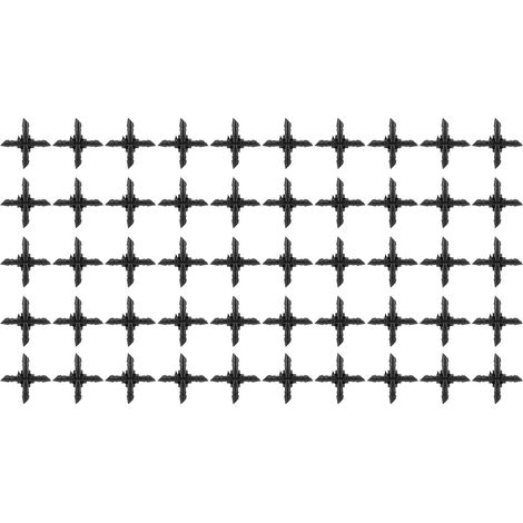 50 Pièces Raccord Croisé 4/7 à 4 Voies pour Irrigation, Jonction de Tuyaux (1/5)