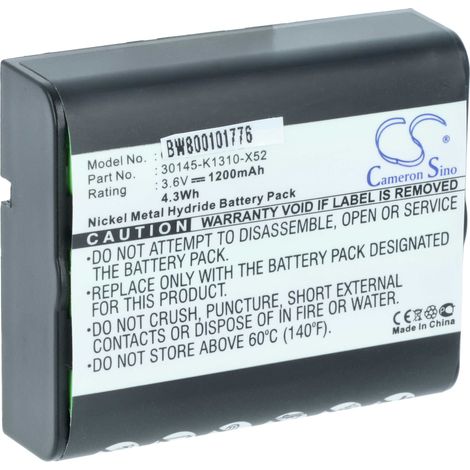 vhbw Akku kompatibel mit Siemens Gigaset 951, 905, G59X, 952, 920 schnurlos Festnetz Telefon (1200 mAh, 3,6 V, NiMH)