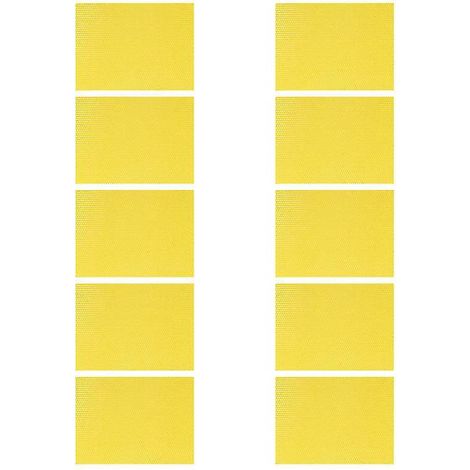 10 pièces de cire gaufrée pour nids (1/3)