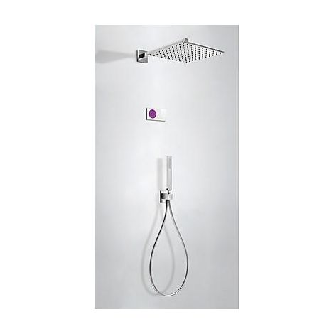 KIT DE GRIFO TERMOSTÁTICO ELECTRÓNICO EMPOTRADO DE 2 VÍAS