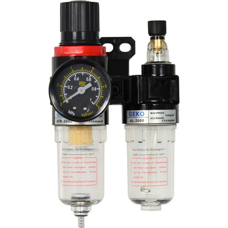 Riduttore con filtro aria + trappola per l'acqua 1/4" (50) (1/5)
