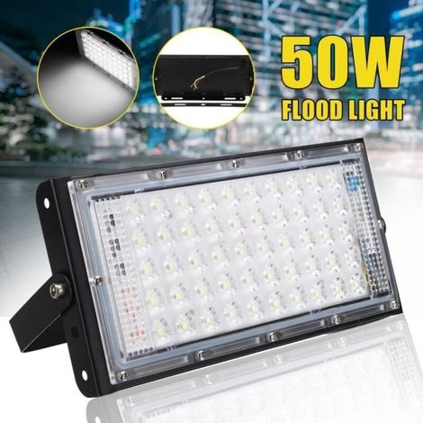 TEMPSA Lampe Eclairage LED Intérieur Extérieur Jardin Travail Projecteur D\'éclairage Étanche IP66 Spotlight Réflecteur Blanc Froid (1/4)