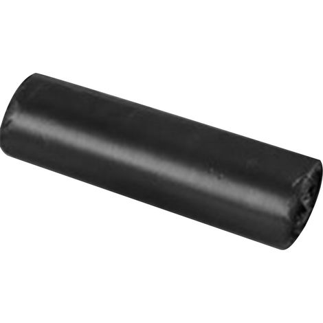 Sacs poubelle épais à large ouverture plate pour cuisine, salle de bain et bureau, noirs, lot de 20
