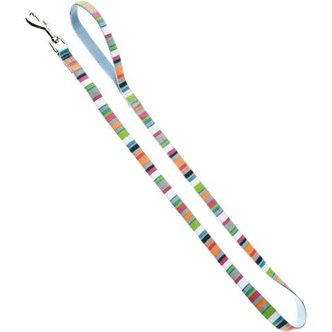 Spessore 1 cm Guinzaglio: Guinzaglio per cani in nylon con imbottitura in neoprene fantasia arcobaleno