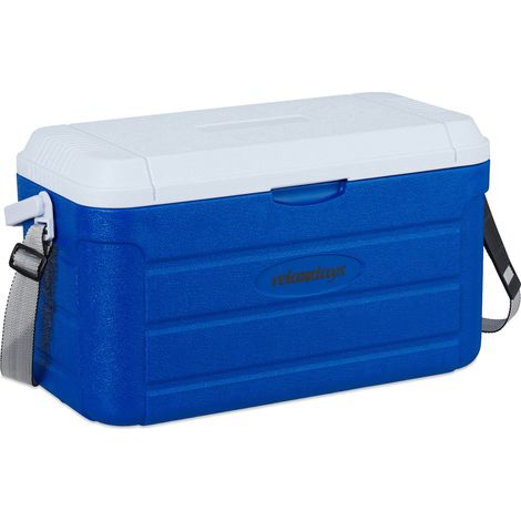 Borsa frigo portatile 20 L per bevande e piatti con cintura regolabile ideale campeggio e picnic in plastica blu 130008335
