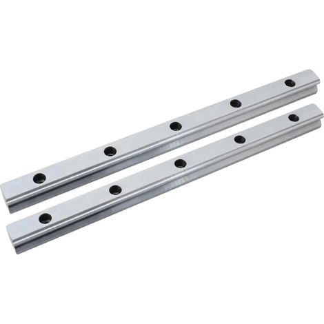 Guía lineal, material duradero, rendimiento de precisión, 2 rieles HGR20, 1000 mm (1/2)