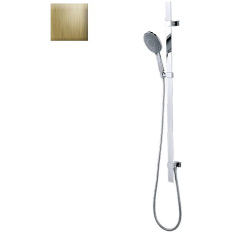 Ensemble barre de douche et douchette or Mixa - Bossini D48002021
