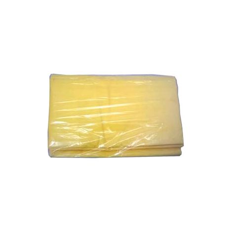SACCO GIALLO LAVANDERIA- - cm.60+28x115 gr.150 - 50 pezzi CP